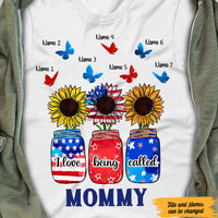 Personalized Mom Grandma Sunflower T Shirt MY212 30O47 thumb 1