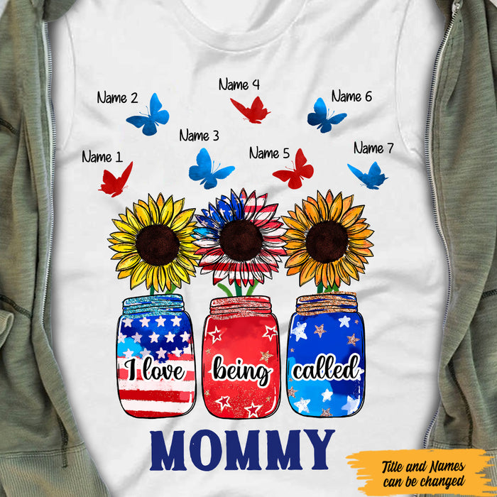 Personalized Mom Grandma Sunflower T Shirt MY212 30O47 1