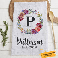 Personalized Family Kitchen Towel DB141 73O34 thumb 1