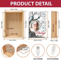 Personalized Memorial Gift I'm Always With You Picture Frame Light Box 31708 thumb 1