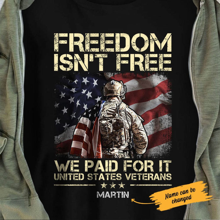 Personalized Freedom Isn't Free T Shirt JN42 66O53 1