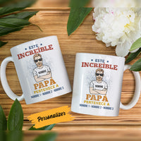 Personalized Dad Grandpa Spanish Increíble Papá Abuelo Mug AP271 95O58 thumb 1