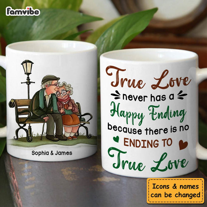 Personalized Couple Gift There Is No Ending To True Love Mug 31242 1