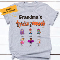 Personalized Halloween Grandma  White T Shirt JL161 95O36 thumb 1