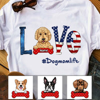 Personalized Dog Mom Life T Shirt MY52 73O58 thumb 1