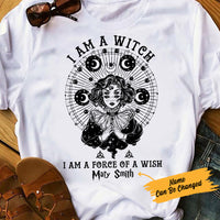 Personalized Halloween I Am A Witch White T Shirt JL153 65O57 thumb 1