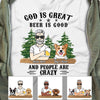 Personalized Camping Dog Dad People Are Crazy T Shirt AP166 95O58 1