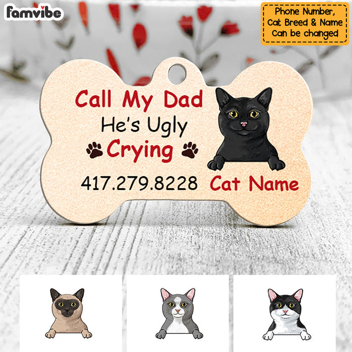 Personalized Cat Lost Mom Bone Pet Tag NB111 81O34 1