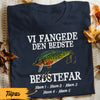 Personalized Dad Grandpa Fishing Danish Far Bedstefar Fiskeri  T Shirt AP62 95O36 1