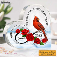 Personalized Cardinal Memorial Gift For Loss Acrylic Plaque 22637 thumb 1