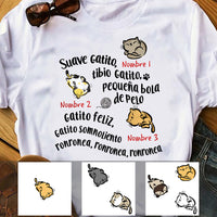 Personalized Suave Gatito Spanish Soft Kitty Warm Kitty Cat T Shirt AP151 67O57 thumb 1
