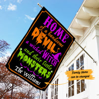 Personalized Halloween Flag JL152 85O53 thumb 1