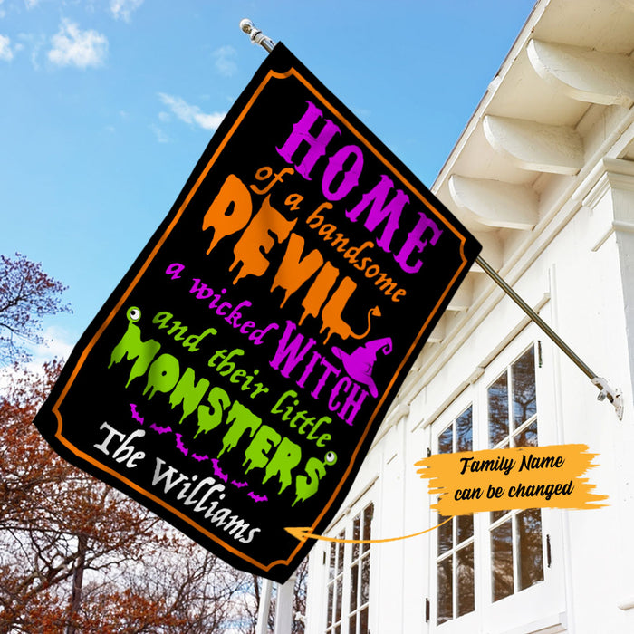Personalized Halloween Flag JL152 85O53 1