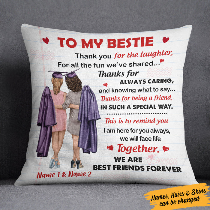 Personalized Graduation Friends Pillow MR61 26O36 (Insert Included) 1