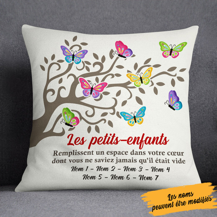 Personalized French Maman Grand-mère Butterfly Tree Mom Grandma Pillow AP82 65O58 (Insert Included) 1