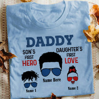 Personalized Dad Grandpa First Hero Love T Shirt AP293 30O57 thumb 1