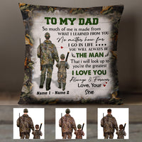 Personalized To My Dad Hunting Pillow MR102 67O57 (Insert Included) thumb 1