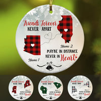 Personalized Friends Forever Long Distance  Ornament SB254 85O57 thumb 1