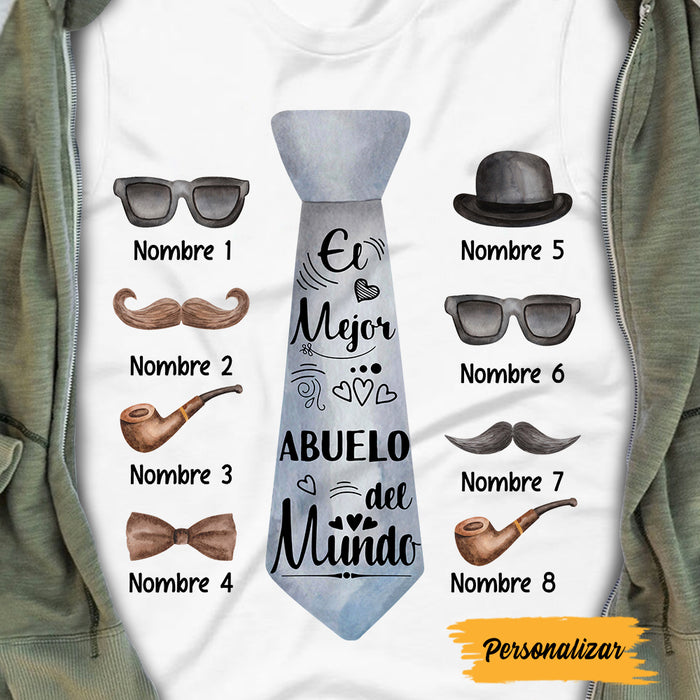 Personalized Dad Spanish Papá T Shirt MY173 95O47 1