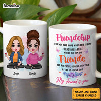 Personalized Friends Gift I Feel So Lucky That  My Friend Is You Mug 31218 thumb 1