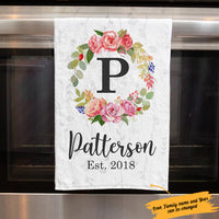 Personalized Family Kitchen Towel DB141 73O34 thumb 1