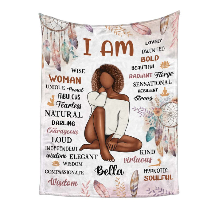 Personalized Gift For Daughter I Am Blanket 31347 1