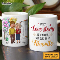 Personalized Couple Every Love Story Is Beautiful Mug 31072 thumb 1