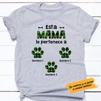 Personalized This Dog Mom Belongs To Mamá Perro Spanish T Shirt AP141 30O58 thumb 1