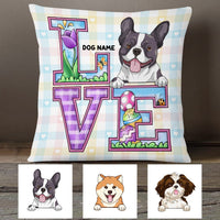 Personalized Love Easter Dog Mom Pillow FB104 24O53 thumb 1