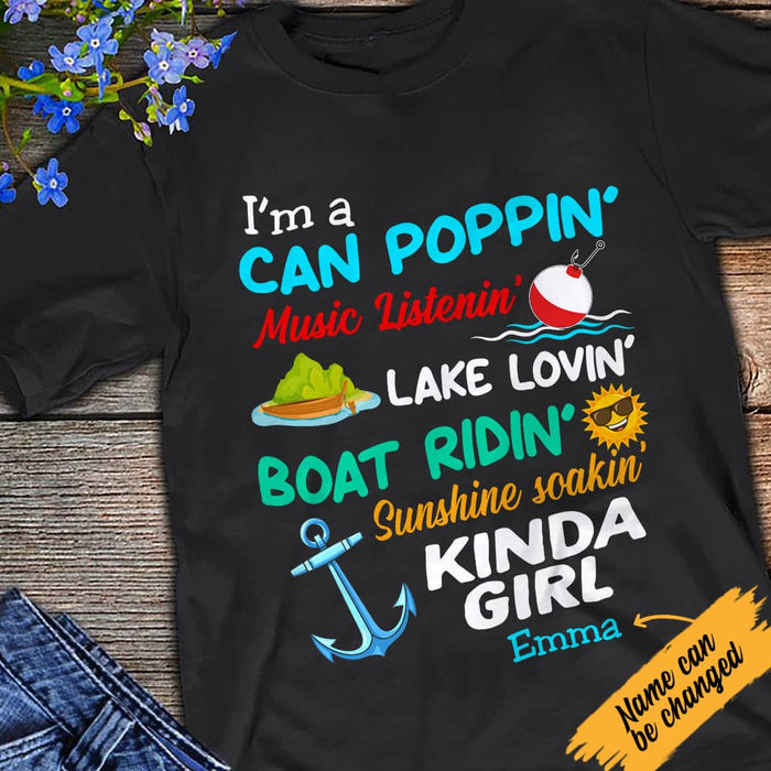 Personalized Lake Fishing Kinda Girl T Shirt JN254 81O47 1