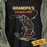 Personalized Dad Grandpa Fishing T Shirt MY203 30O58 thumb 1
