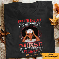 Personalized  Nurse Melanin BWA T Shirt JN222 65O57 thumb 1