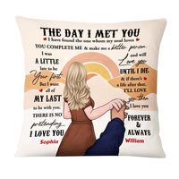 Personalized Couple The Day I Met You Pillow 22698 thumb 1