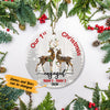 Personalized Deer Hunting Couple Christmas  Ornament SB92 65O58 1