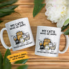 Personalized Cats Make Me Happy  Mug OB273 30O58 1
