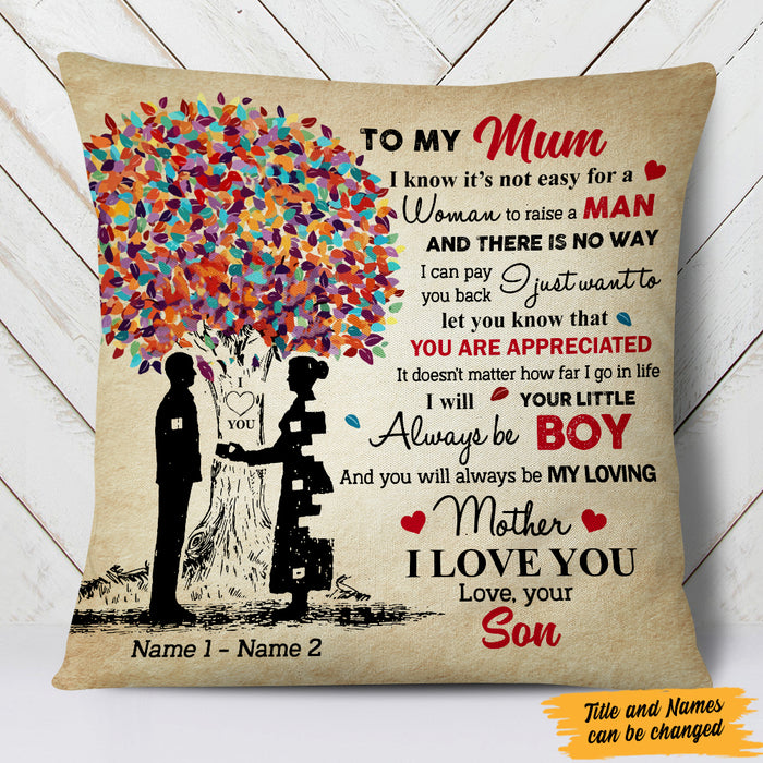 Personalized To My Loving Mom Grandma Pillow MR52 65O47 (Insert Included) 1