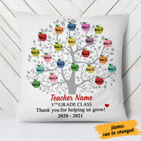 Personalized Teacher Apple Tree Pillow JN11 30O58 (Insert Included) thumb 1