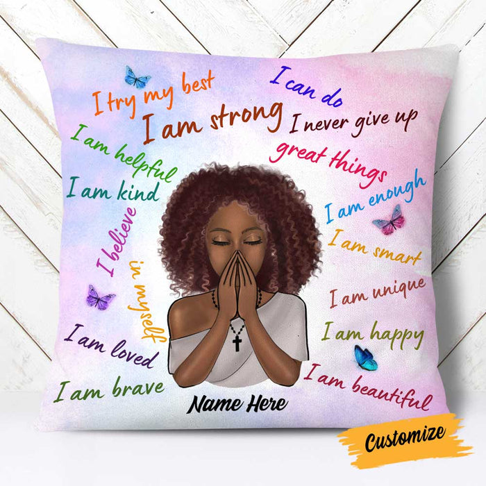 Personalized I Am BWA Pillow OB289 30O58 1