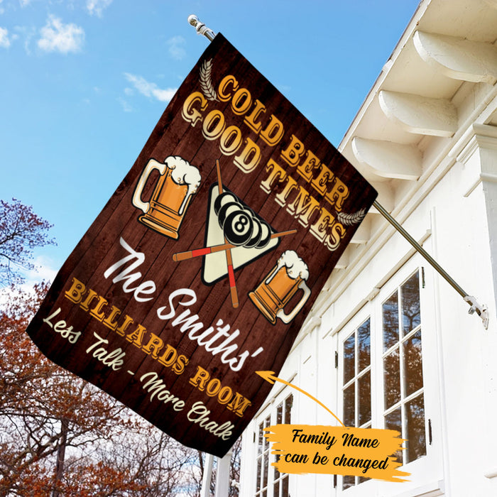 Personalized Game Room Billiards Rack It Flag AG131 26O58 1