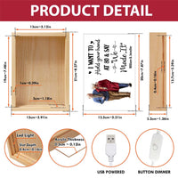 Personalized Couple Gift  We Made It Picture Frame Light Box 31419 thumb 1