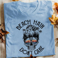 Beach Hair Dont Care White T Shirt JN274 85O53 thumb 1