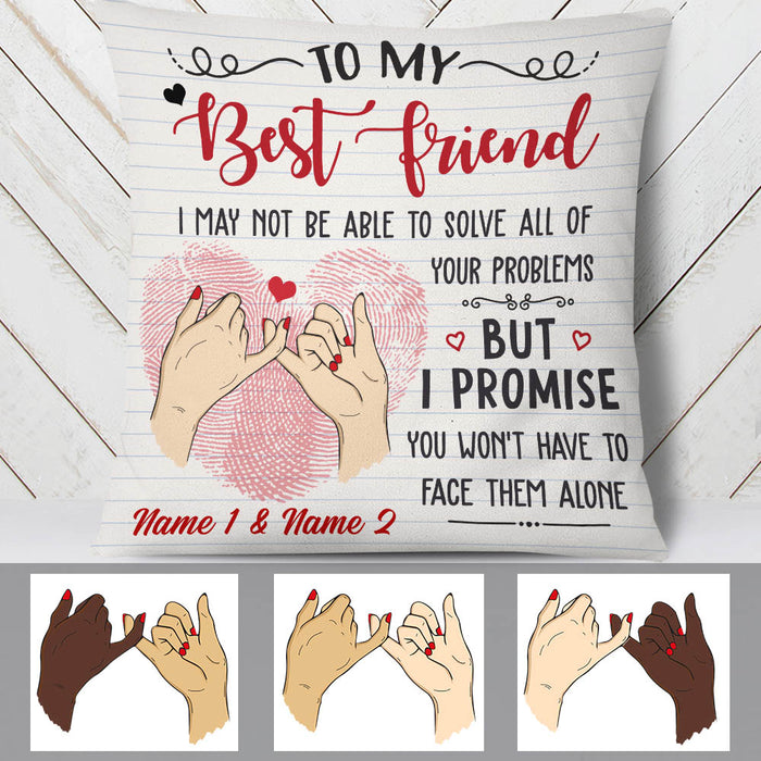Personalized To My Bestie Pillow MR62 67O60 (Insert Included) 1