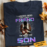 Personalized BWA Dad And Son Friend T Shirt AG112 65O34 thumb 1