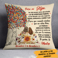 Personalized Mom Grandma Mamá Abuela Spanish Tree Pillow AP61 30O60 thumb 1