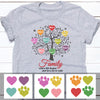 Personalized Family Where Life Begins T Shirt AP282 67O60 1