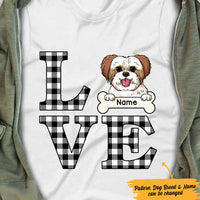 Personalized Love Dog T Shirt MR231 30O47 thumb 1