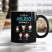 Personalized Abuela Abuelo Spanish Grandma Grandpa Belongs Mug AP231 67O57 thumb 1