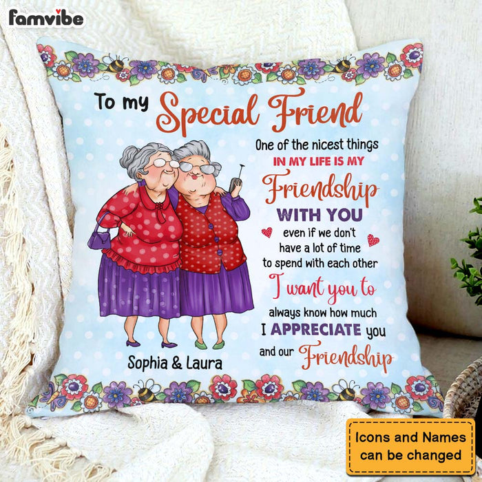 Personalized Gift For Old Friend How Much I Appreciate You Pillow 30926 1