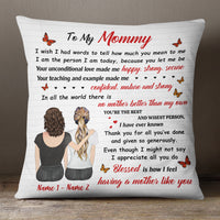 Personalized Mom And Daughter Pillow FB223 26O36 (Insert Included) thumb 1
