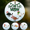 Personalized Cat Mom Christmas  Ornament OB223 95O53 1